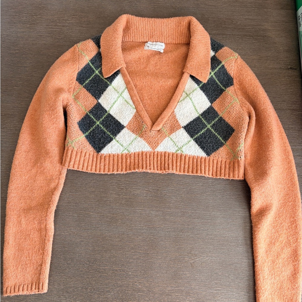 Urban outfitters argyle sweater
